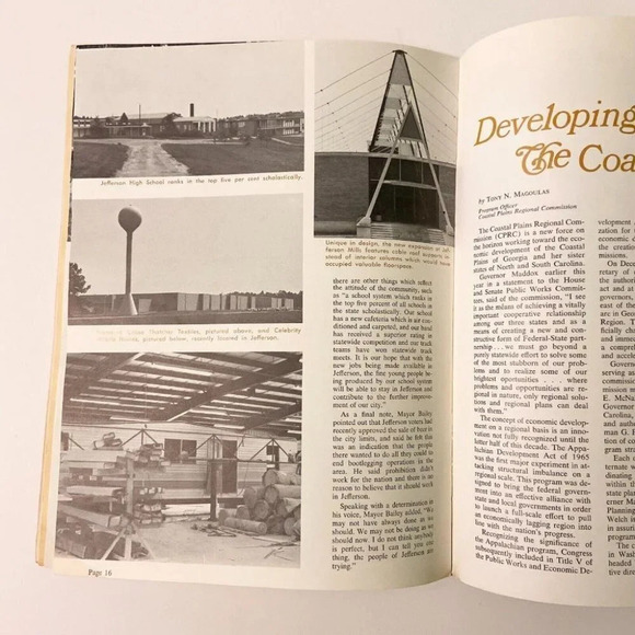 Vintage 70s Georgia Department of Industry and Trade Progress Brochure Booklet - Picture 8 of 12